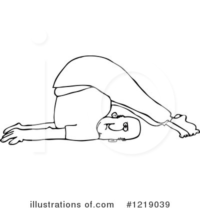 Royalty-Free (RF) Stretching Clipart Illustration by djart - Stock Sample #1219039
