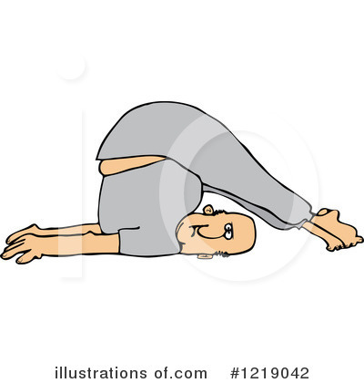 Royalty-Free (RF) Stretching Clipart Illustration by djart - Stock Sample #1219042
