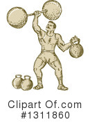 Strongman Clipart #1311860 by patrimonio