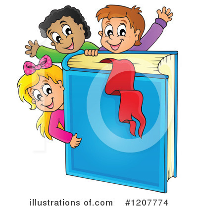 Royalty-Free (RF) Student Clipart Illustration by visekart - Stock Sample #1207774