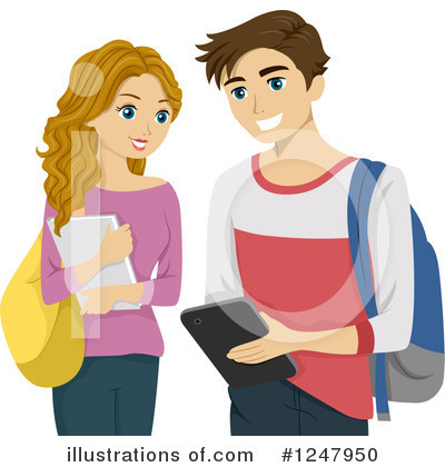 Royalty-Free (RF) Student Clipart Illustration by BNP Design Studio - Stock Sample #1247950