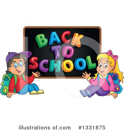 School Girl Clipart #1331875 by visekart