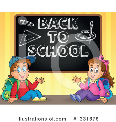 Royalty-Free (RF) Student Clipart Illustration by visekart - Stock Sample #1331876