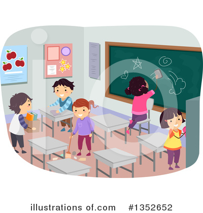 Royalty-Free (RF) Student Clipart Illustration by BNP Design Studio - Stock Sample #1352652