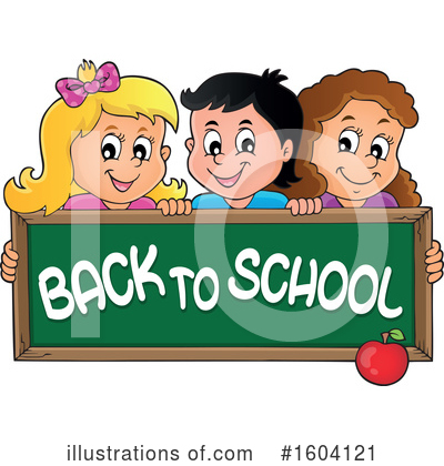 Royalty-Free (RF) Student Clipart Illustration by visekart - Stock Sample #1604121
