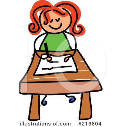 Royalty-Free (RF) Student Clipart Illustration by Prawny - Stock Sample #216804