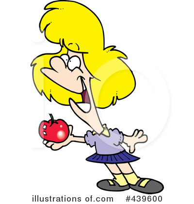 Royalty-Free (RF) Student Clipart Illustration by toonaday - Stock Sample #439600