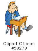 Student Clipart #59279 by Snowy