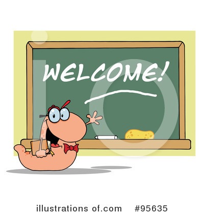 Royalty-Free (RF) Student Clipart Illustration by Hit Toon - Stock Sample #95635