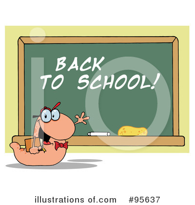 Royalty-Free (RF) Student Clipart Illustration by Hit Toon - Stock Sample #95637