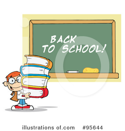 Royalty-Free (RF) Student Clipart Illustration by Hit Toon - Stock Sample #95644