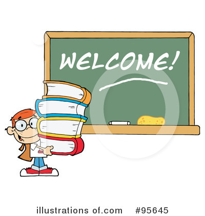 Royalty-Free (RF) Student Clipart Illustration by Hit Toon - Stock Sample #95645