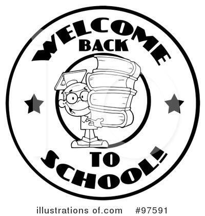 Royalty-Free (RF) Student Clipart Illustration by Hit Toon - Stock Sample #97591