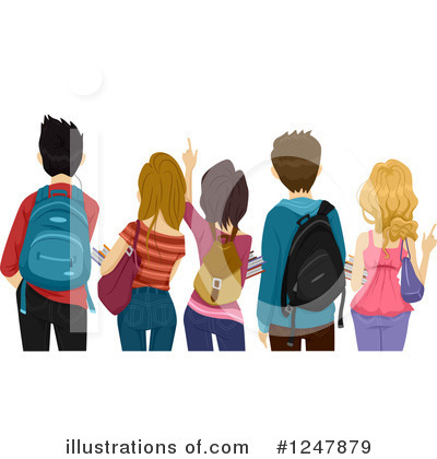 Royalty-Free (RF) Students Clipart Illustration by BNP Design Studio - Stock Sample #1247879