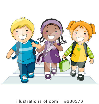 Royalty-Free (RF) Students Clipart Illustration by BNP Design Studio - Stock Sample #230376