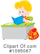 Studying Clipart #1095067 by Alex Bannykh