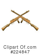 Submachine Gun Clipart #224847 by patrimonio