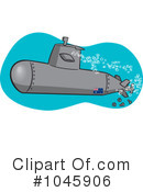 Submarine Clipart #1045906 by toonaday