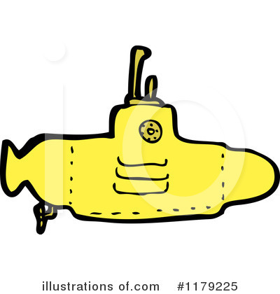Royalty-Free (RF) Submarine Clipart Illustration by lineartestpilot - Stock Sample #1179225
