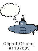 Submarine Clipart #1197689 by lineartestpilot