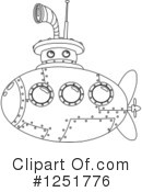 Submarine Clipart #1251776 by yayayoyo