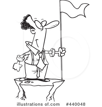 Royalty-Free (RF) Successful Clipart Illustration by toonaday - Stock Sample #440048