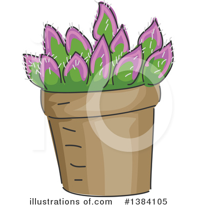 Royalty-Free (RF) Succulent Clipart Illustration by BNP Design Studio - Stock Sample #1384105