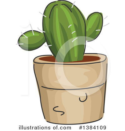 Cactus Clipart #1384109 by BNP Design Studio