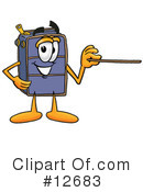 Suitcase Character Clipart #12683 by Toons4Biz