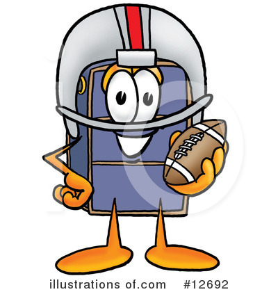 Football Clipart #12692 by Toons4Biz