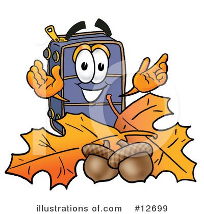 Royalty-Free (RF) Suitcase Character Clipart Illustration by Mascot Junction - Stock Sample #12699