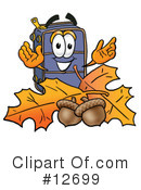 Suitcase Character Clipart #12699 by Mascot Junction
