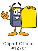 Suitcase Character Clipart #12701 by Toons4Biz