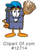 Suitcase Character Clipart #12714 by Toons4Biz