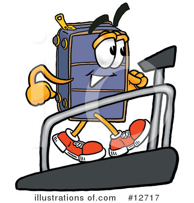 Suitcase Character Clipart #12717 by Toons4Biz