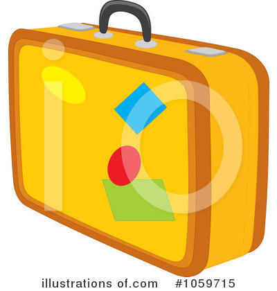 Royalty-Free (RF) Suitcase Clipart Illustration by Alex Bannykh - Stock Sample #1059715