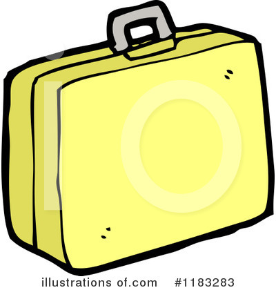 Royalty-Free (RF) Suitcase Clipart Illustration by lineartestpilot - Stock Sample #1183283