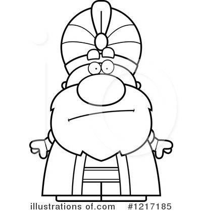 Royalty-Free (RF) Sultan Clipart Illustration by Cory Thoman - Stock Sample #1217185