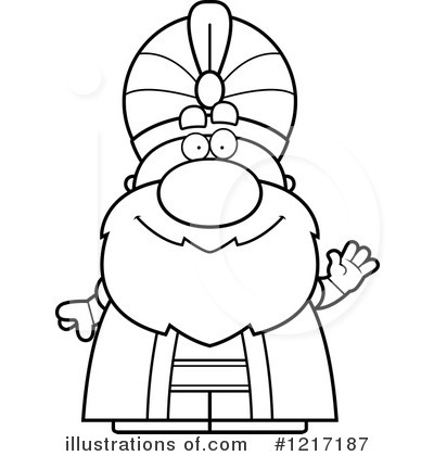 Royalty-Free (RF) Sultan Clipart Illustration by Cory Thoman - Stock Sample #1217187
