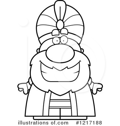 Royalty-Free (RF) Sultan Clipart Illustration by Cory Thoman - Stock Sample #1217188