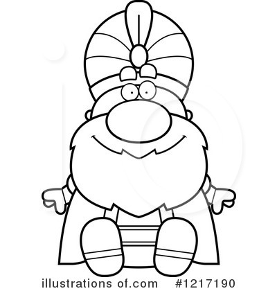 Royalty-Free (RF) Sultan Clipart Illustration by Cory Thoman - Stock Sample #1217190
