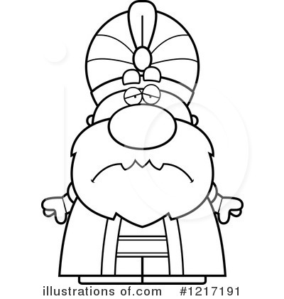 Royalty-Free (RF) Sultan Clipart Illustration by Cory Thoman - Stock Sample #1217191