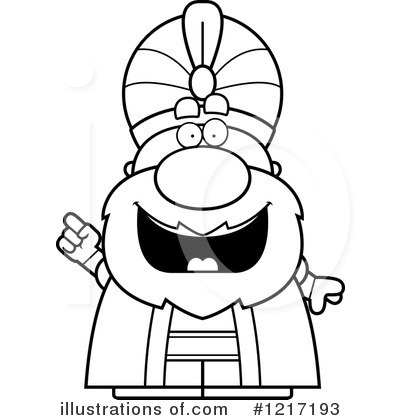 Royalty-Free (RF) Sultan Clipart Illustration by Cory Thoman - Stock Sample #1217193