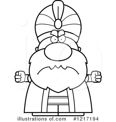 Royalty-Free (RF) Sultan Clipart Illustration by Cory Thoman - Stock Sample #1217194