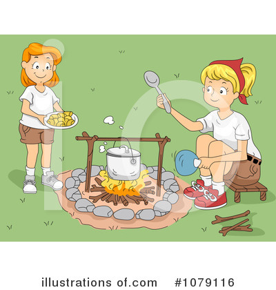 Royalty-Free (RF) Summer Camp Clipart Illustration by BNP Design Studio - Stock Sample #1079116