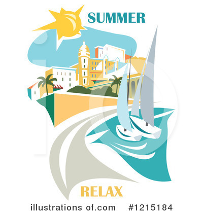 Royalty-Free (RF) Summer Clipart Illustration by Eugene - Stock Sample #1215184