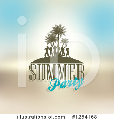 Royalty-Free (RF) Summer Clipart Illustration by KJ Pargeter - Stock Sample #1254168