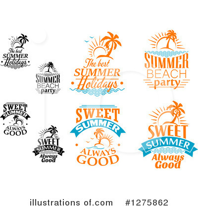 Royalty-Free (RF) Summer Clipart Illustration by Vector Tradition SM - Stock Sample #1275862