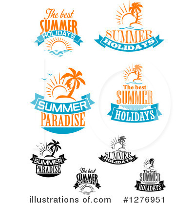 Royalty-Free (RF) Summer Clipart Illustration by Vector Tradition SM - Stock Sample #1276951