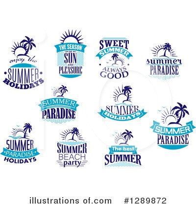 Royalty-Free (RF) Summer Clipart Illustration by Vector Tradition SM - Stock Sample #1289872